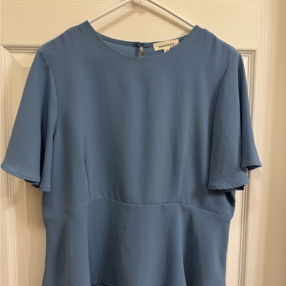 Monteau Blue Women's Blouse
